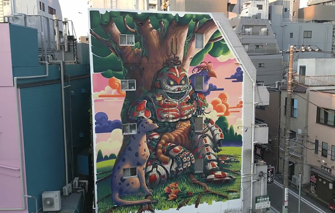 (動画) 壁に想いを込めて。横浜に巨大ウォールアートを展開