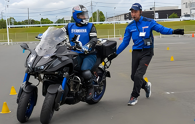 初心者やリターンライダーを中心とした「ヤマハ バイクレッスン」2024年 開催