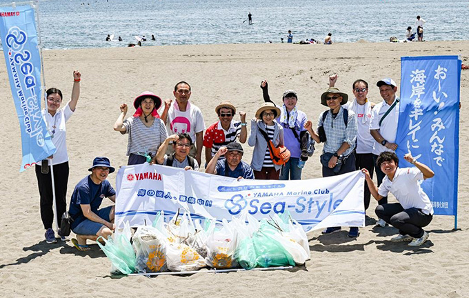 シースタイル・ビーチクリーン活動 2024 in 片瀬東浜海水浴場