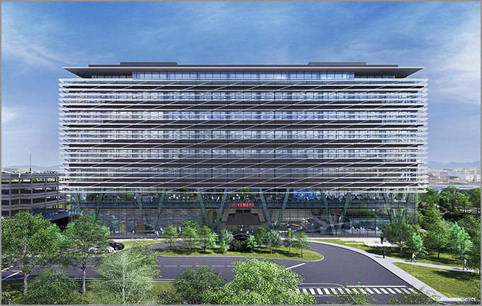 ヤマハ発動機本社エリアの新社屋2棟建設について