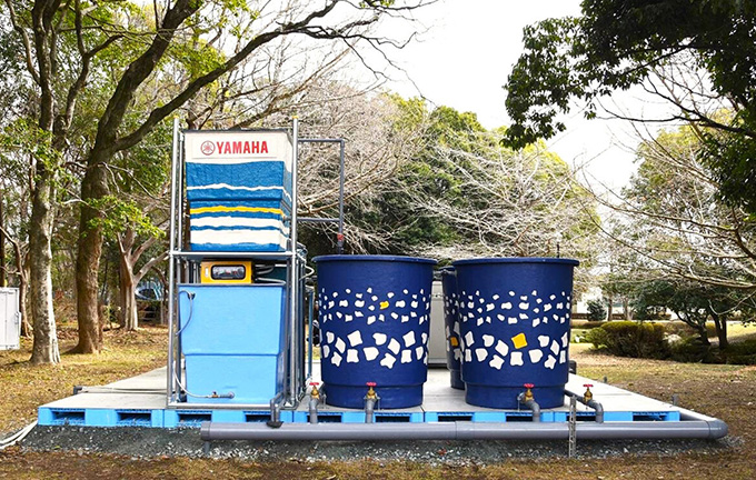 小型浄水装置を静岡県磐田市に設置、4月から実証実験へ